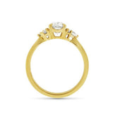CLUSTERED DIAMONDS ENGAGEMENT RING - ALL ENGAGEMENT RINGS