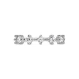 NORTH SOUTH SHARED CLAW DIAMOND BAND IN 14 KARAT GOLD - ALL RINGS