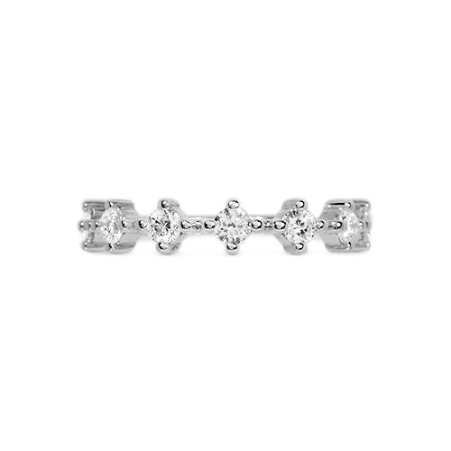 NORTH SOUTH SHARED CLAW DIAMOND BAND IN 14 KARAT GOLD - ALL RINGS
