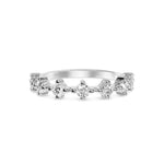 NORTH SOUTH SHARED CLAW DIAMOND BAND IN 14 KARAT GOLD - ALL RINGS