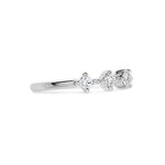 NORTH SOUTH SHARED CLAW DIAMOND BAND IN 14 KARAT GOLD - ALL RINGS