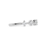 NORTH SOUTH SHARED CLAW DIAMOND BAND IN 14 KARAT GOLD - ALL RINGS