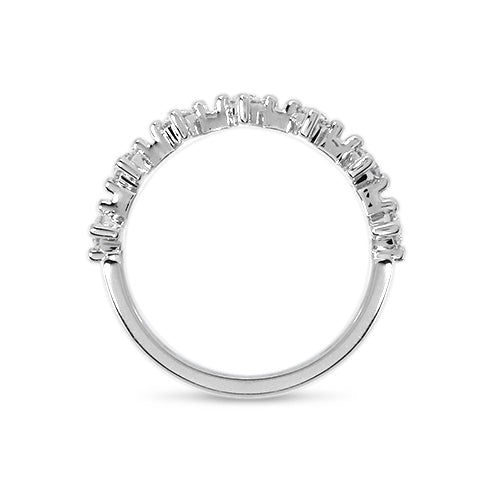 NORTH SOUTH SHARED CLAW DIAMOND BAND IN 14 KARAT GOLD - ALL RINGS
