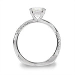 TWIST DIAMOND ENGAGEMENT RING IN PLATINUM - ALL RINGS