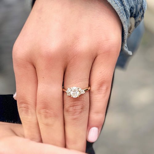 CLUSTERED DIAMONDS ENGAGEMENT RING - ALL ENGAGEMENT RINGS