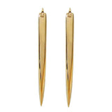 LARGE WARRIOR EARRINGS IN YELLOW GOLD - EARRINGS