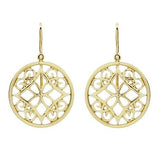 FILIGREE MEDIUM DROP EARRINGS IN 14 KARAT YELLOW GOLD - EARRINGS