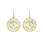 FILIGREE SMALL DROP EARRINGS IN 14KY - EARRINGS