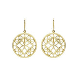 FILIGREE SMALL DROP EARRINGS IN 14KY - EARRINGS