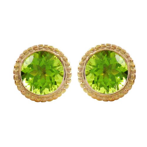 atjewels 925 Sterling Sliver Oval Olive Peridot Stud Earrings For Wome –  atjewels.in