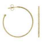 TESSA HOOP EARRINGS LARGE IN YELLOW GOLD - EARRINGS