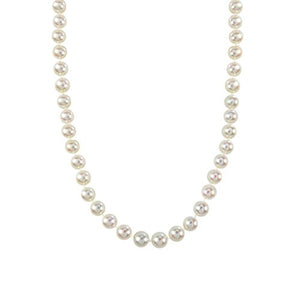 AKOYA PEARL 5.5MM NECKLACE WITH WHITE GOLD CLASP - NECKLACES