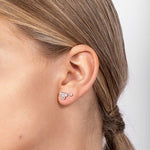 BOUQUET DIAMOND EARRINGS IN WHITE GOLD - EARRINGS