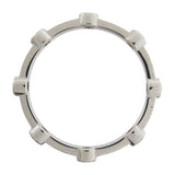 CAROUSEL FULL ETERNITY DIAMOND WEDDING BAND IN WHITE GOLD - ANNIVERSARY & CELEBRATION RINGS