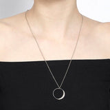 CELESTE DIAMOND PENDANT IN WHITE GOLD - NECKLACES