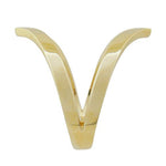CHEVRON RING IN YELLOW GOLD - ALL RINGS