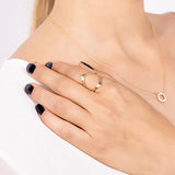 CHEVRON RING IN YELLOW GOLD - ALL RINGS