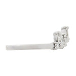 CROWN DIAMOND RING IN WHITE GOLD - ALL RINGS