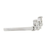 CROWN DIAMOND RING IN WHITE GOLD - ALL RINGS