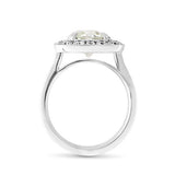 CUSHION HALO DIAMOND ENGAGEMENT RING - ALL ENGAGEMENT RINGS