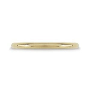 DELICATE ROUND RING IN HIGH POLISH YELLOW GOLD - ALL RINGS