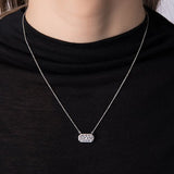 ELLA DIAMOND PENDANT IN WHITE GOLD - NECKLACES