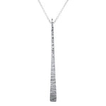 FORGED OBELISK IN STERLING SILVER - NECKLACES
