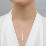 FORGED OBELISK IN STERLING SILVER - NECKLACES