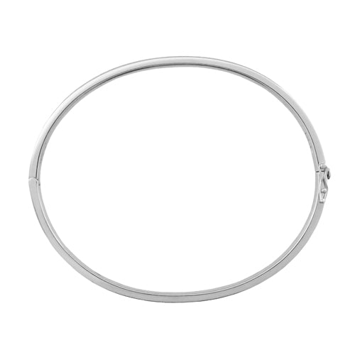 HINGED BLUE SAPPHIRE BRACELET IN WHITE GOLD - BRACELETS