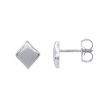 TINY FLAME EARRINGS IN SILVER - EARRINGS
