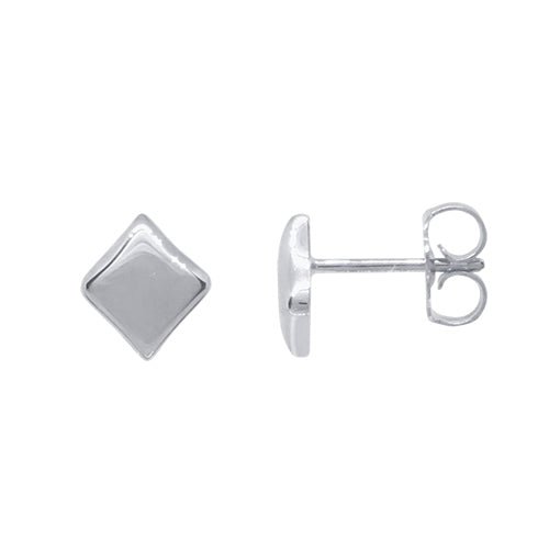 TINY FLAME EARRINGS IN SILVER - EARRINGS