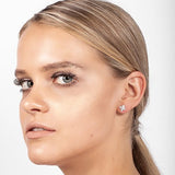 LILAC DIAMOND EARRINGS IN WHITE GOLD - EARRINGS