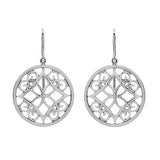 FILIGREE DROP EARRINGS MEDIUM  IN STERLING SILVER