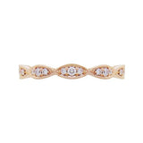 NAVETTE DIAMOND RING IN ROSE GOLD - ALL RINGS