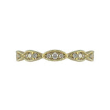NAVETTE DIAMOND RING IN YELLOW GOLD - ALL RINGS