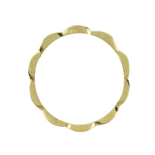NAVETTE DIAMOND RING IN YELLOW GOLD - ALL RINGS