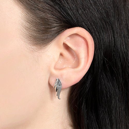 PEGASUS EARRINGS SMALL IN STERLING SILVER - EARRINGS