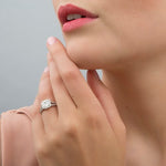 RADIANT CUT DIAMOND ENGAGEMENT RING WITH SPLIT SHANK - ALL RINGS