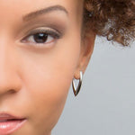 WARRIOR EARRINGS IN STERLING SILVER - EARRINGS
