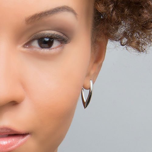 WARRIOR EARRINGS IN STERLING SILVER - EARRINGS