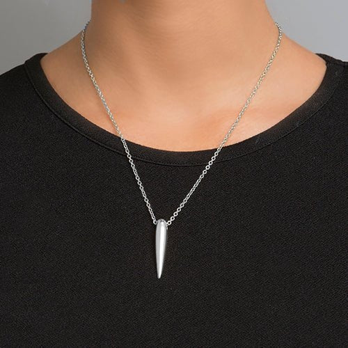 FANG PENDANT IN STERLING SILVER - NECKLACES