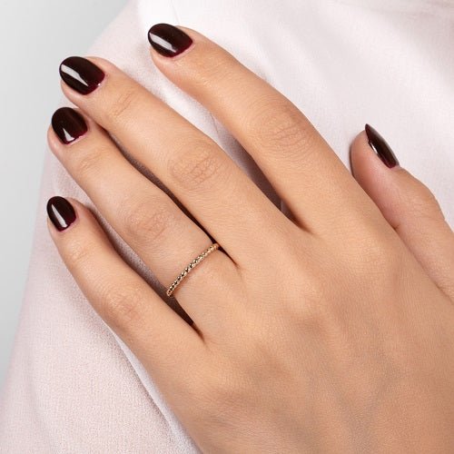TESSA STACKING RING IN YELLOW GOLD - ALL RINGS
