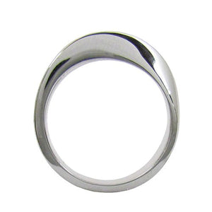 TORQUE WEDDING BAND IN WHITE GOLD - ALL RINGS