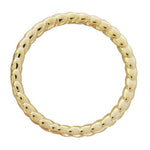 TWISTED ROPE WEDDING BAND IN YELLOW GOLD - ALL RINGS