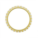 SHARED CLAW DIAMOND BAND IN YELLOW GOLD - ANNIVERSARY & CELEBRATION RINGS