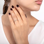 SHARED CLAW DIAMOND BAND IN YELLOW GOLD - ANNIVERSARY & CELEBRATION RINGS